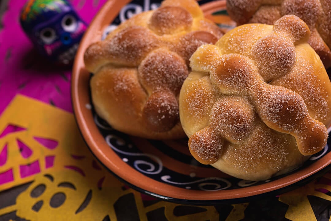 Day of the Dead Pan de Muertos - sweet breads