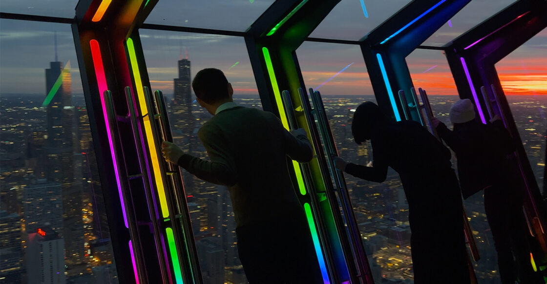 TILT at Night - 360 Chicago