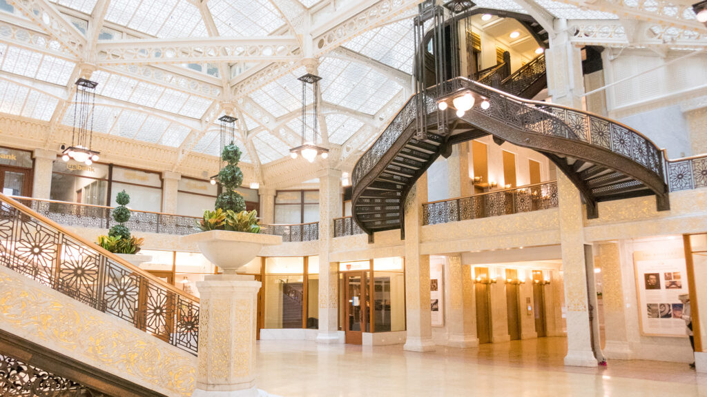 El edificio Rookery de Chicago 